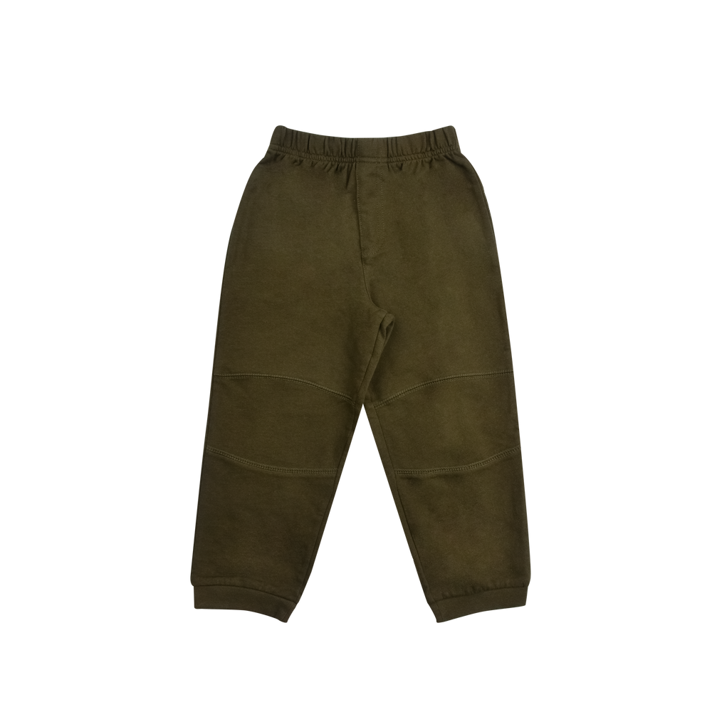 Miniwear Cotton Sweat Pants (Olive Green)