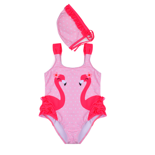 Flamingo Dotty Pink Swimsuit