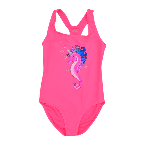 Sea Horse Pink Swimsuit