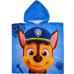 Chase Paw Patrol Face Beach Poncho (Model 016)