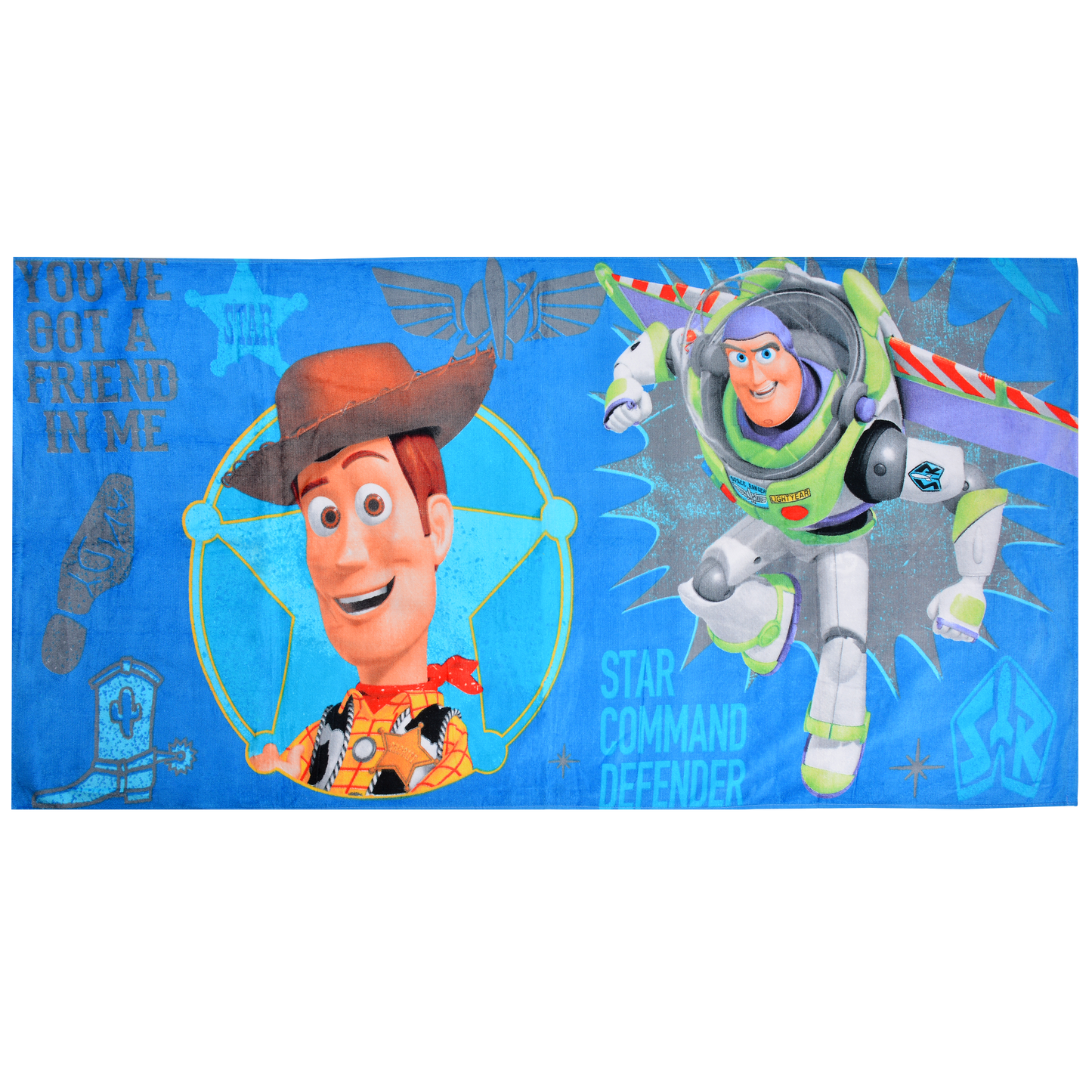 منشفة الشاطئ Buzz Lightyear &amp; Woody (الموديل 011)