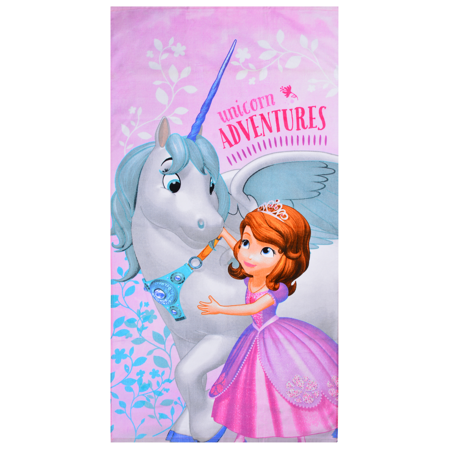 Sofia & Unicorn Adventures Beach Towel (Model 030)