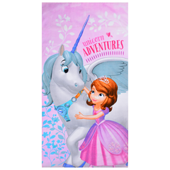 Sofia & Unicorn Adventures Beach Towel (Model 030)