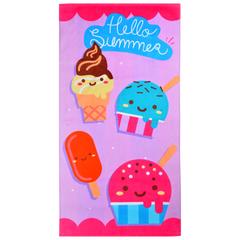 Ice Cream Beach Towel (Model 036)