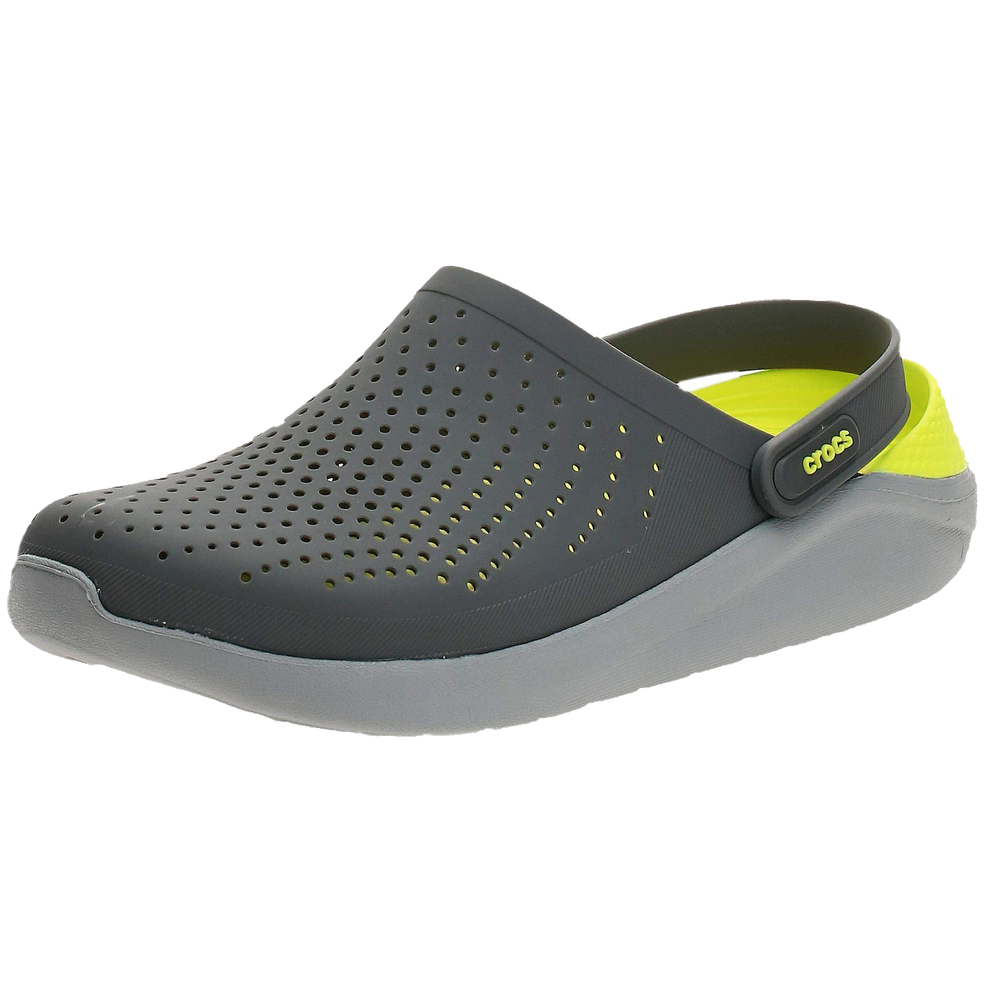LiteRide Clogs (Grey/Neo Green)