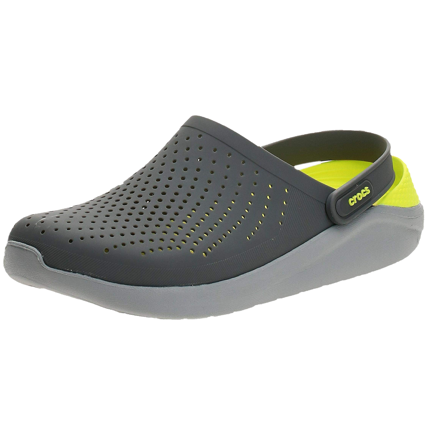 Crocs LiteRide (رمادي/أخضر نيو)