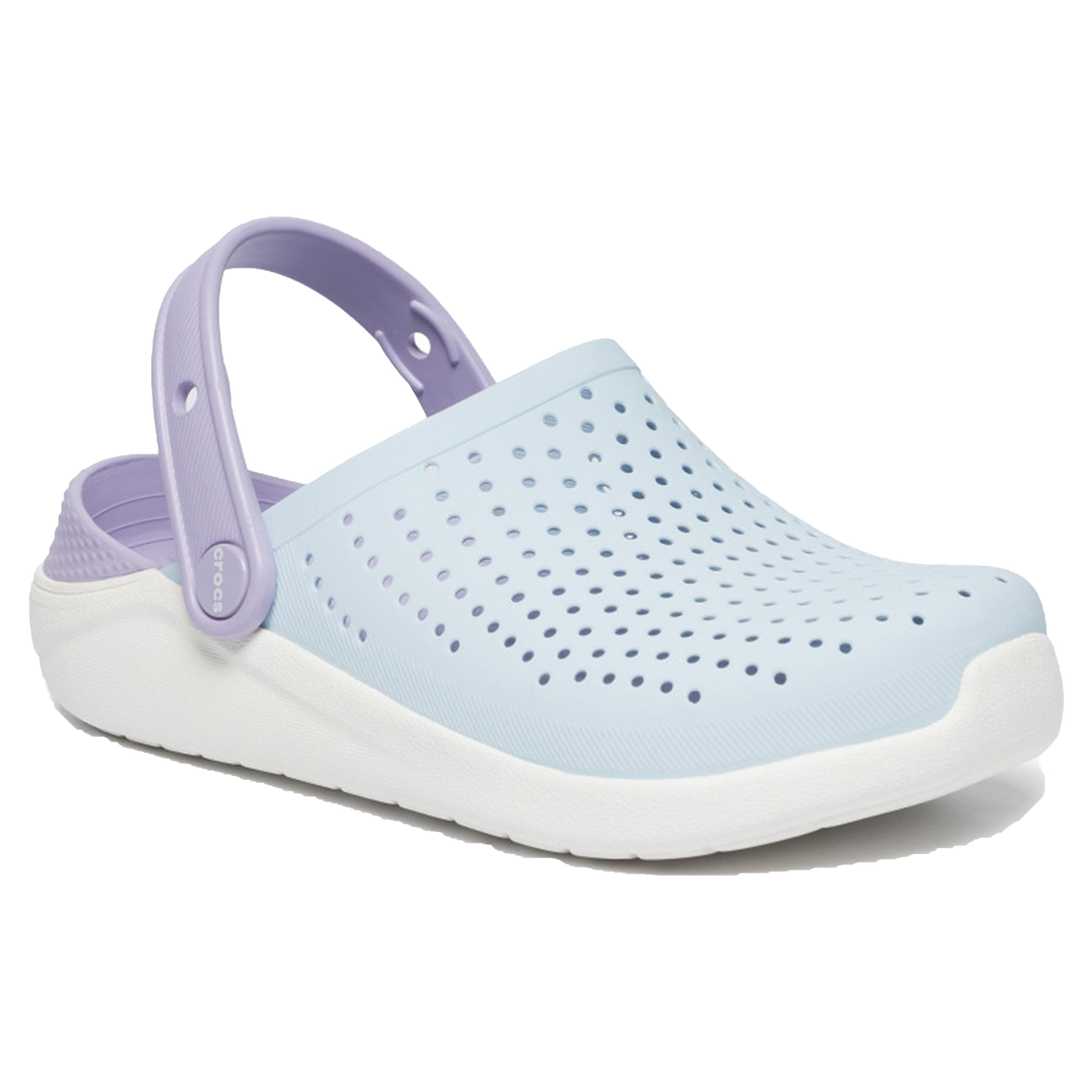 Crocs LiteRide Clogs (Mineral Blue/White)