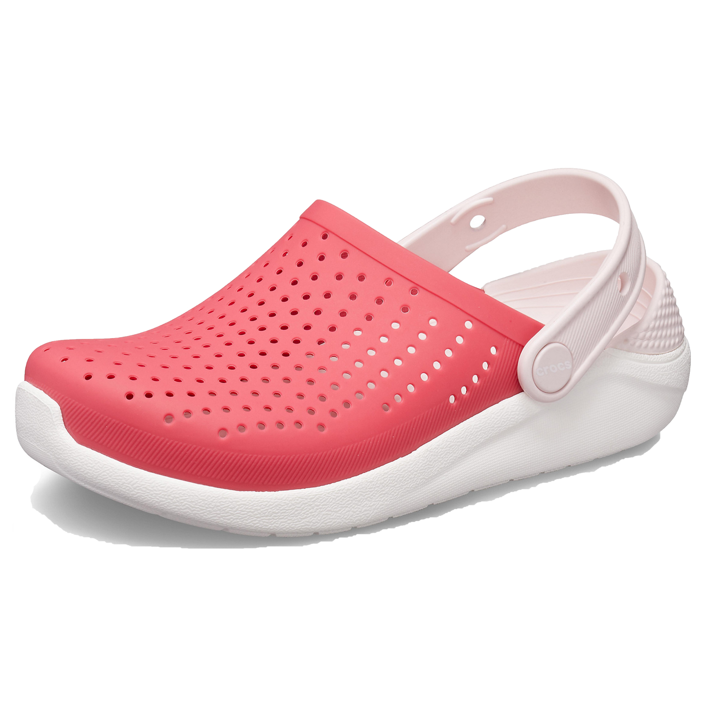 Crocs LiteRide Clogs (Poppy/White)