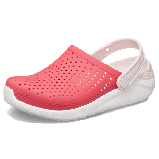 Crocs LiteRide Clogs (Poppy/White)