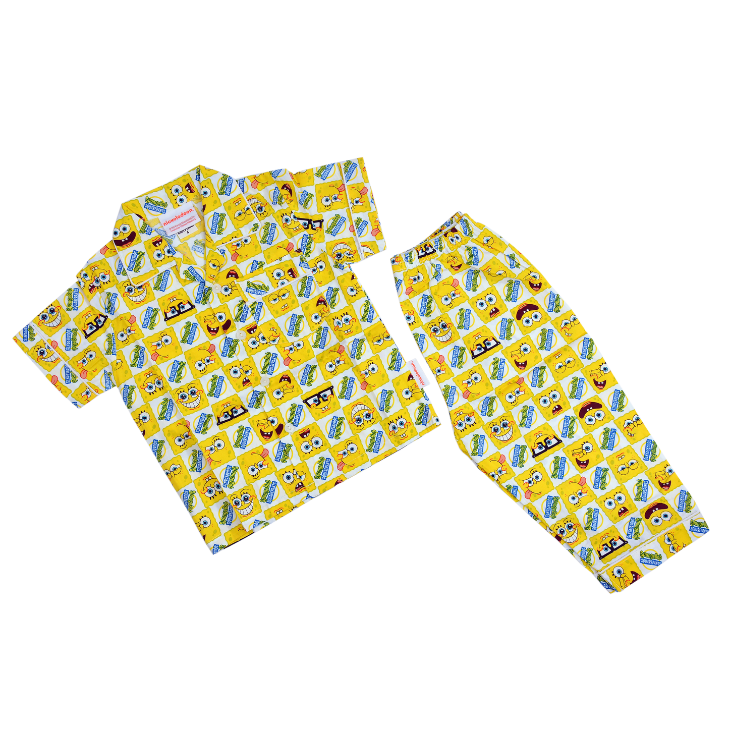 Spongebob Pyjama Set (Model 275 - Yellow)