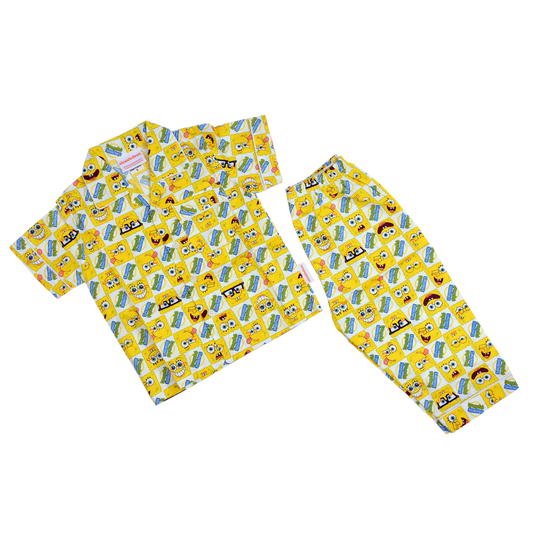 Spongebob Pyjama Set (Model 275 - Yellow)