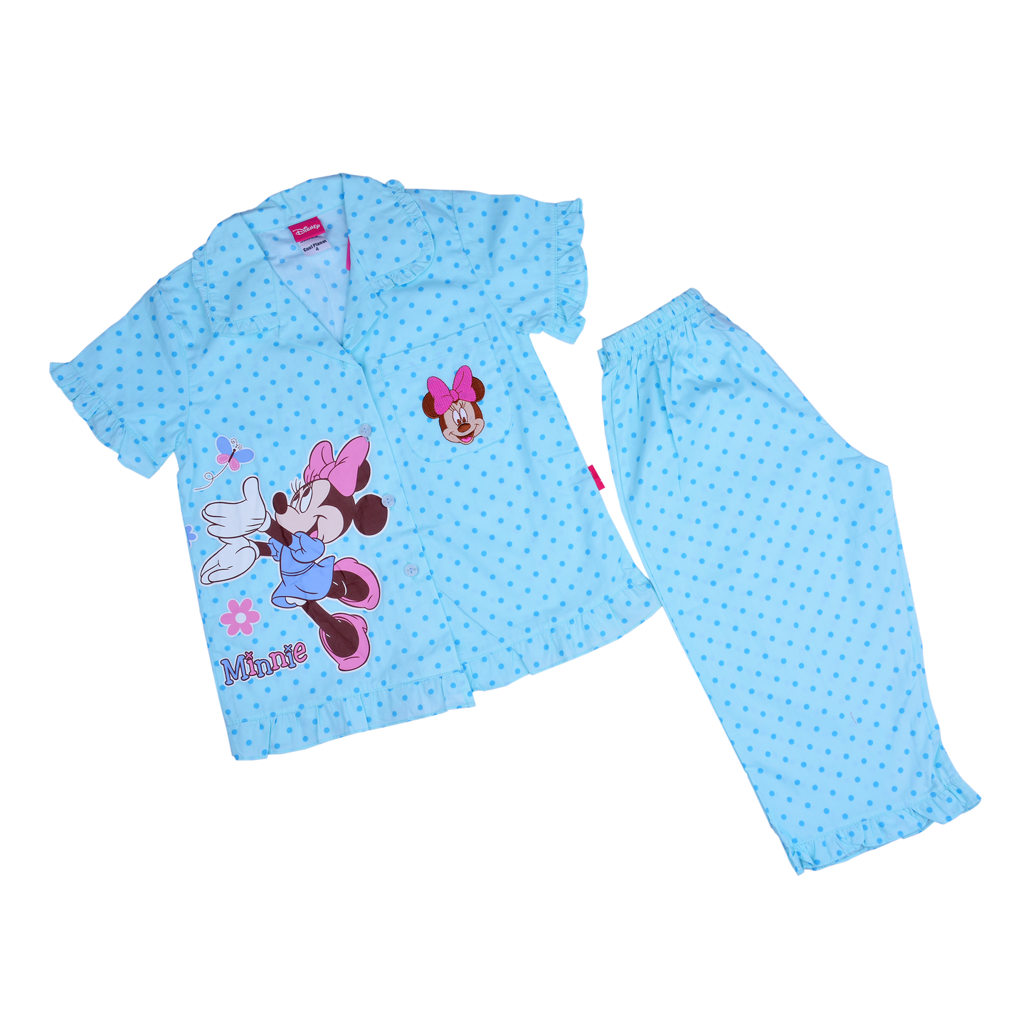 Minnie Mouse Pyjama Set (Model 571 - Blue)