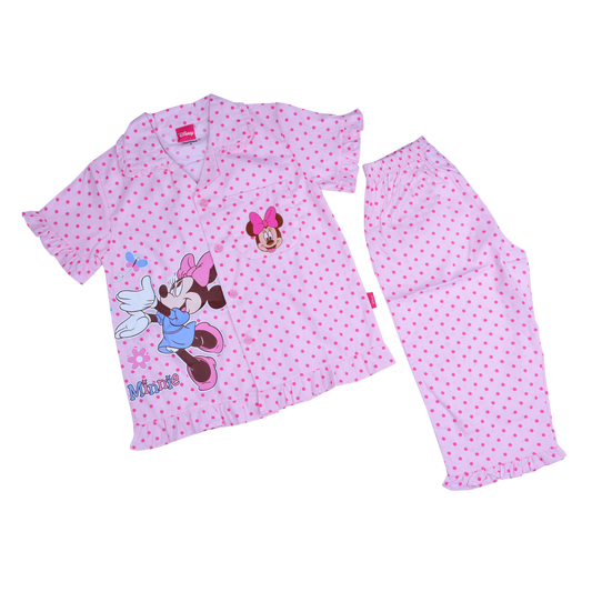 Minnie Mouse Pyjama Set (Model 571 - Pink)