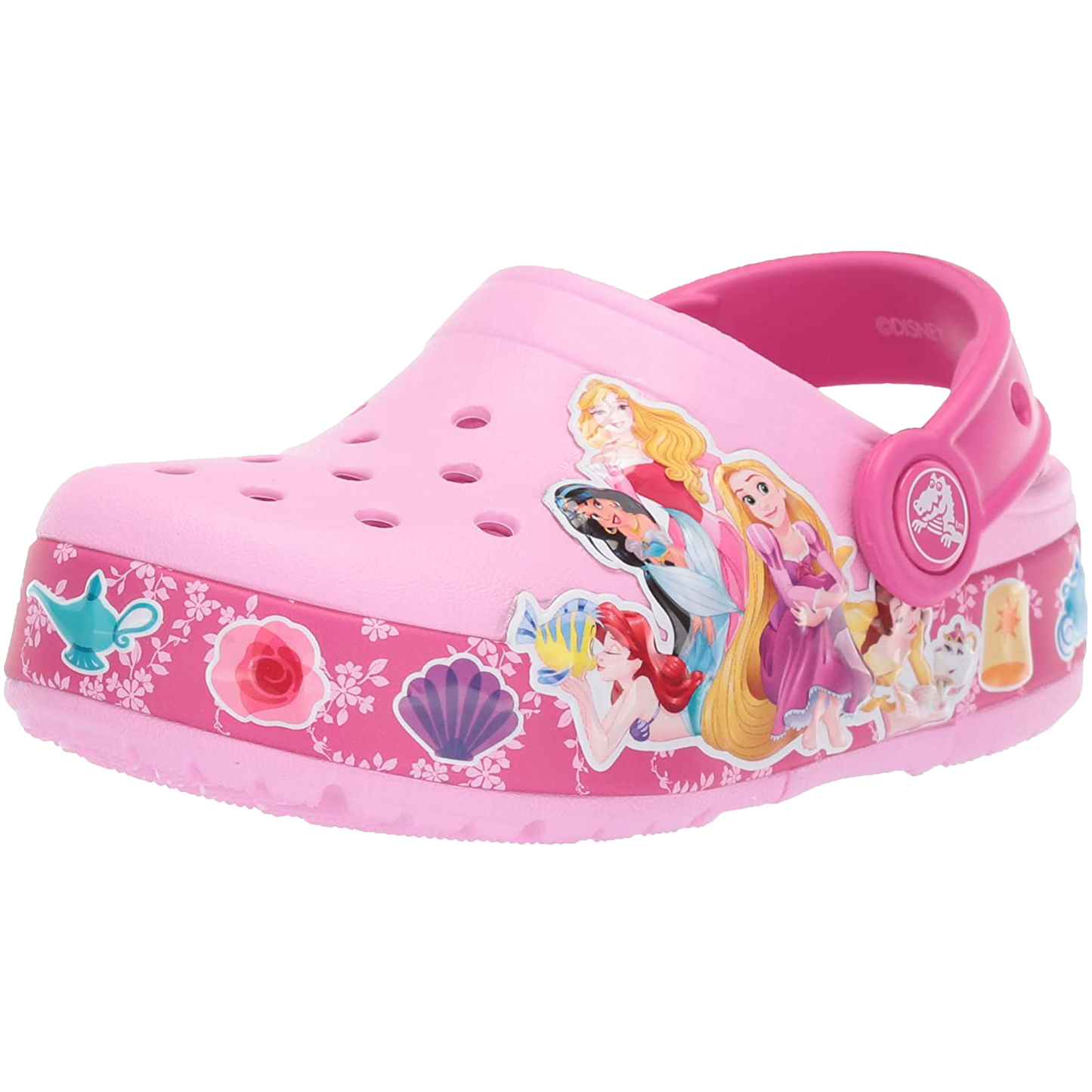 حذاء Crocs Fun Lab Disney Princess Band Clogs (وردي) 