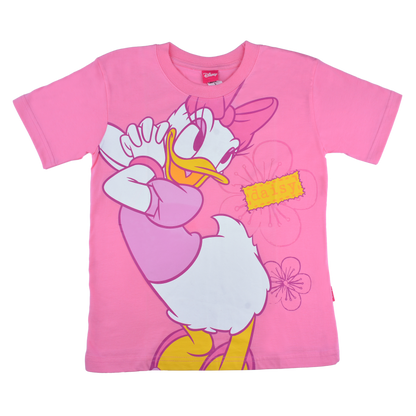 Daisy Duck Pink Cotton T-Shirt (Model 680)