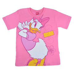 Daisy Duck Pink Cotton T-Shirt (Model 680)