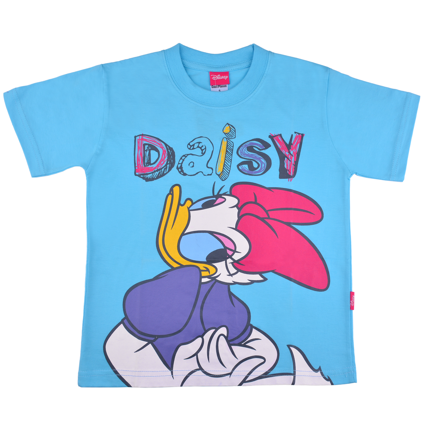 Daisy Duck Blue Cotton T-Shirt (Model 679)