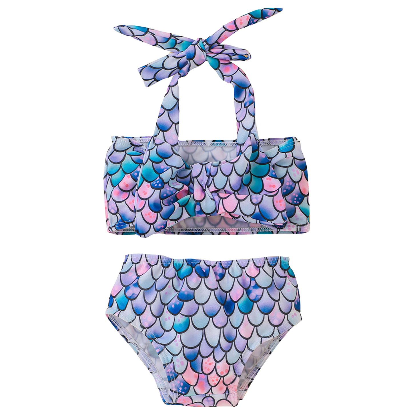 Mermaid Scale Purple Bikini (Model A)